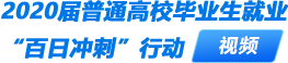 2020屆普通高校畢業(yè)生就業(yè)‘百日沖刺’行動視頻