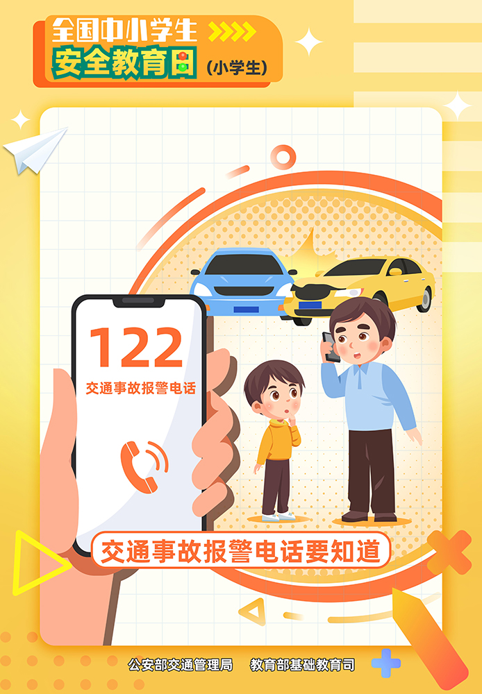 面向小學(xué)生的交通安全海報