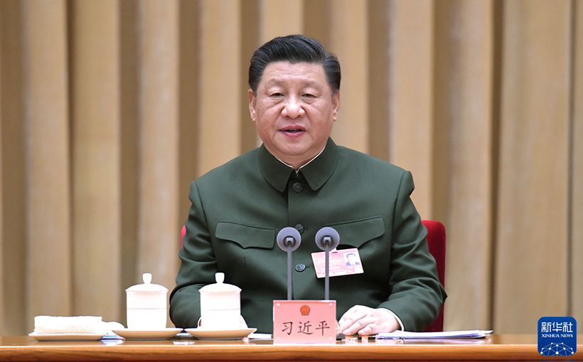 習(xí)近平出席解放軍和武警部隊(duì)代表團(tuán)全體會議