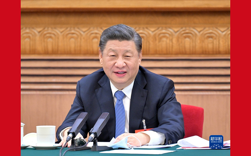 習(xí)近平參加內(nèi)蒙古代表團(tuán)審議